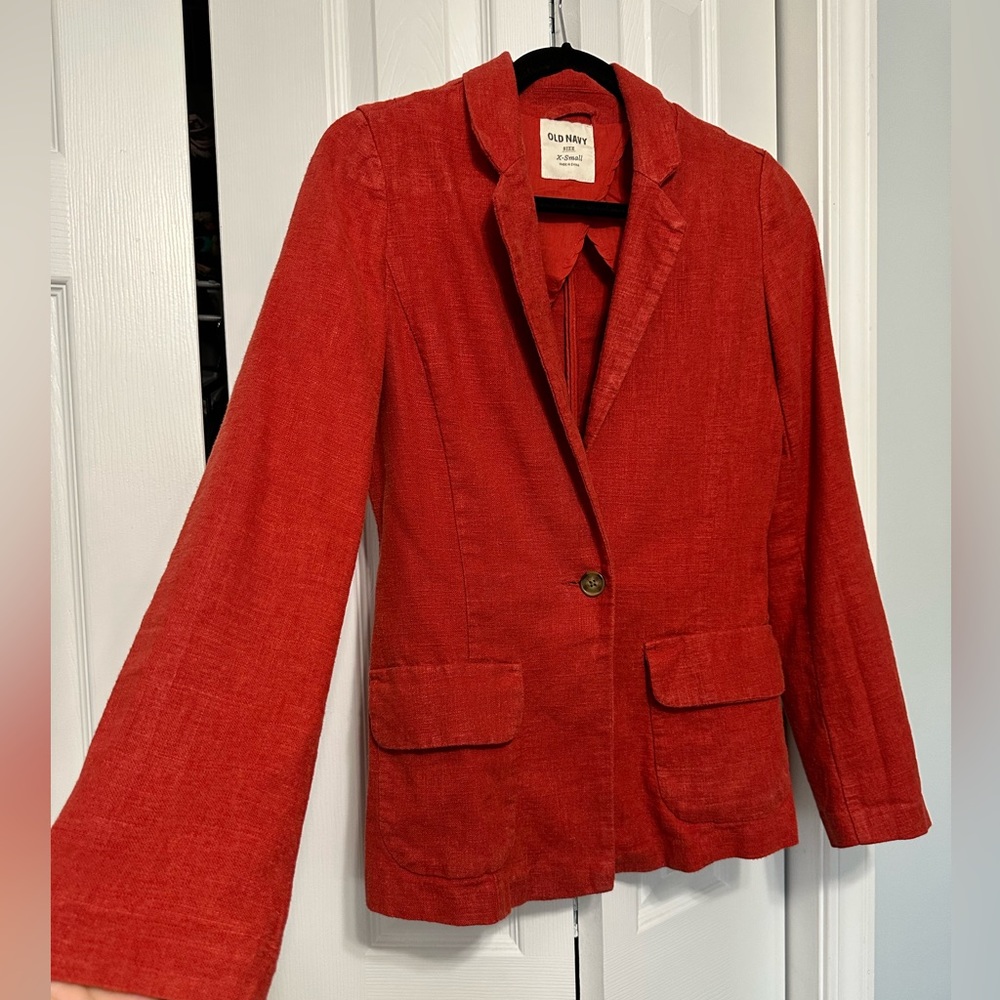 Old Navy Women Double breasted Suit Blazer!!